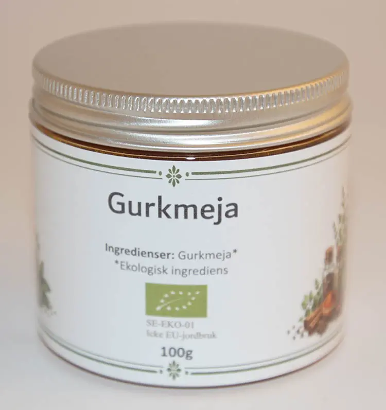 Gurkmeja EKO fp i PET-burk 100g