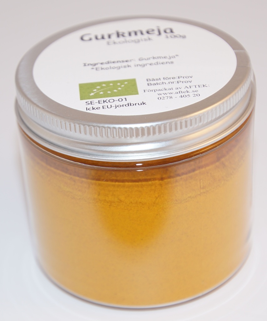 Gurkmeja EKO fp i PET-burk 100g