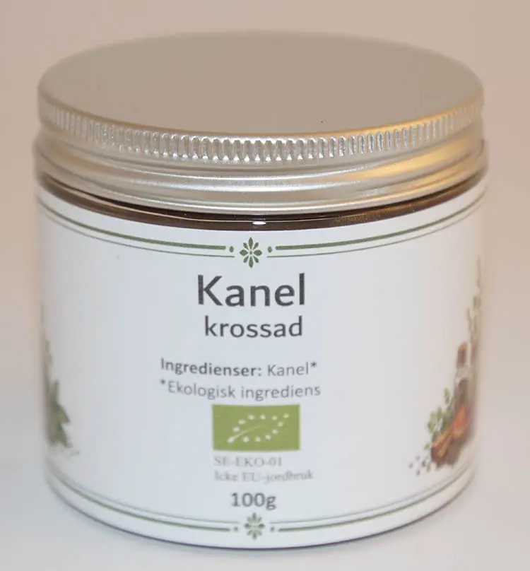 Kanel krossad EKO fp i PET-burk 100g