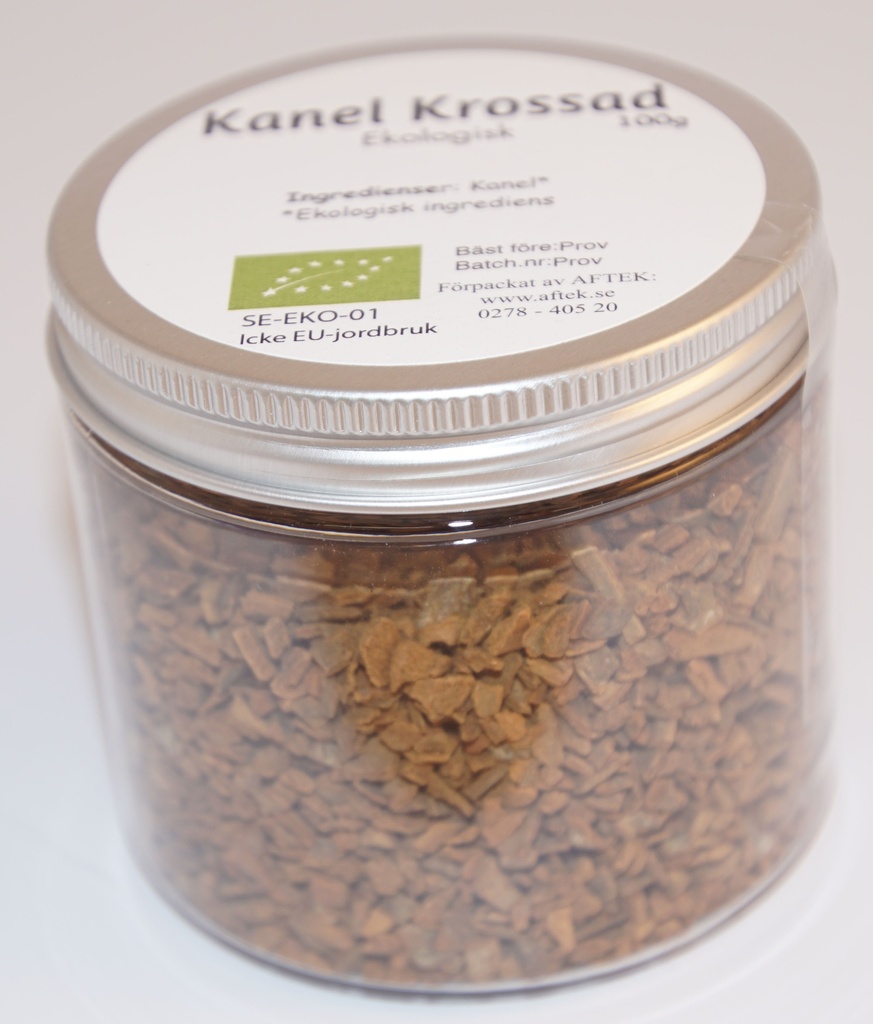 Kanel krossad EKO fp i PET-burk 100g