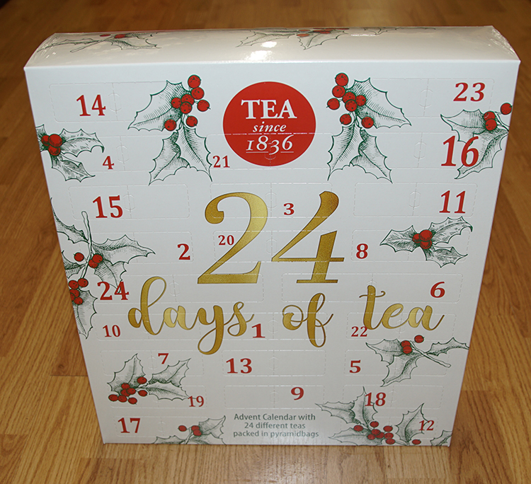 Tekalender 24 teer  SV/NO/DA/FI 370x92x410mm