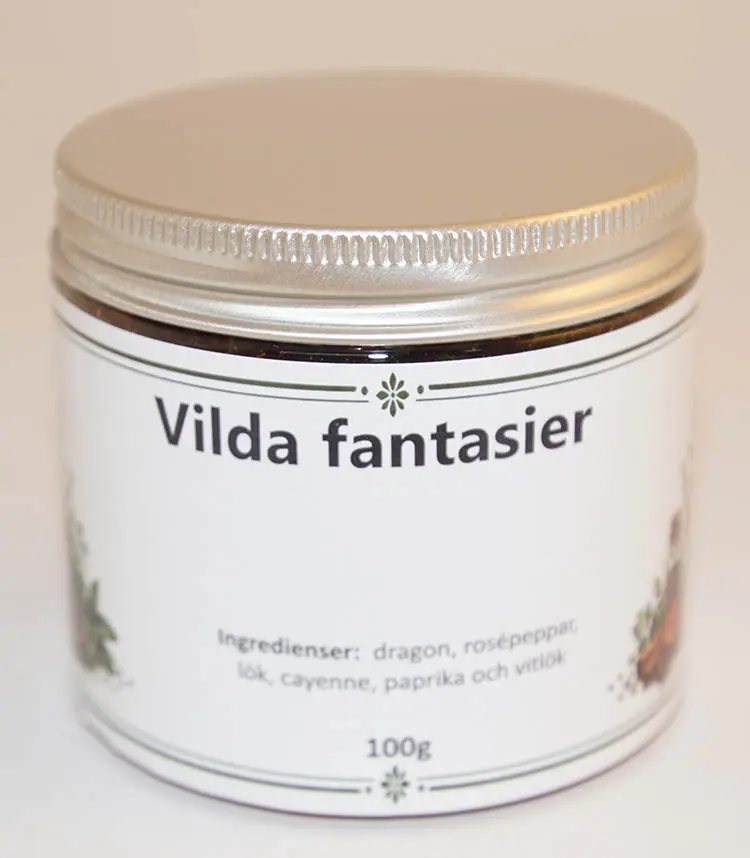 Vilda fantasier i petburk med silverlock 100g