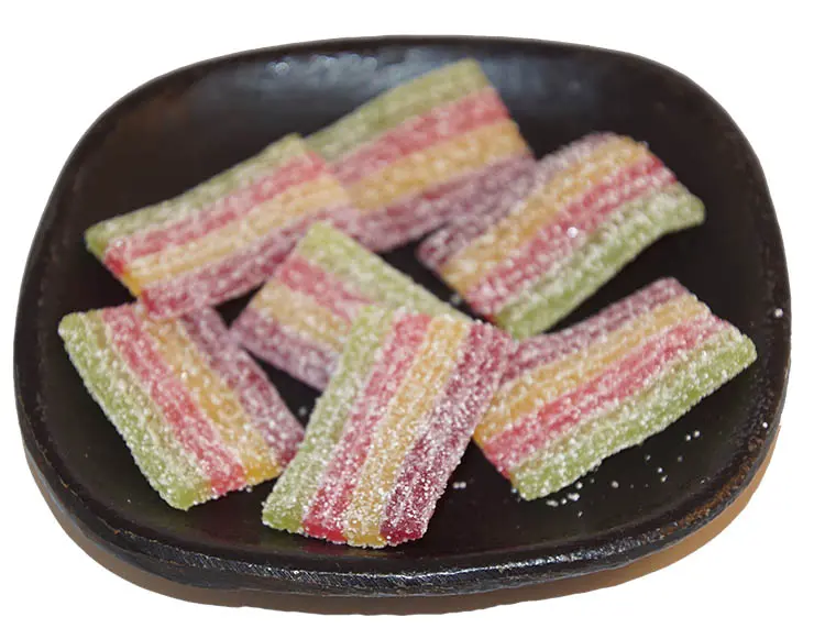 Sour rainbow mats bulk 1kg