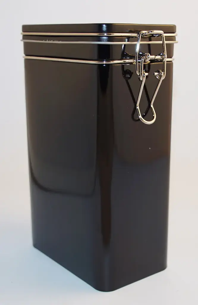 Svart kaffeburk 500g