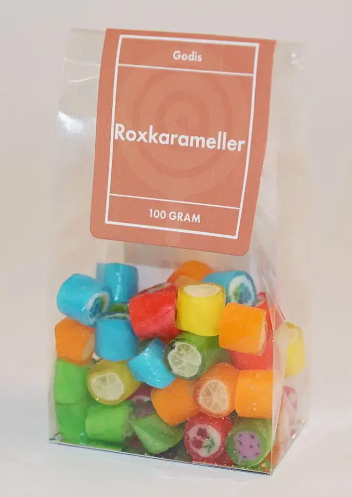 Rox candies in stand-up pouch 100g