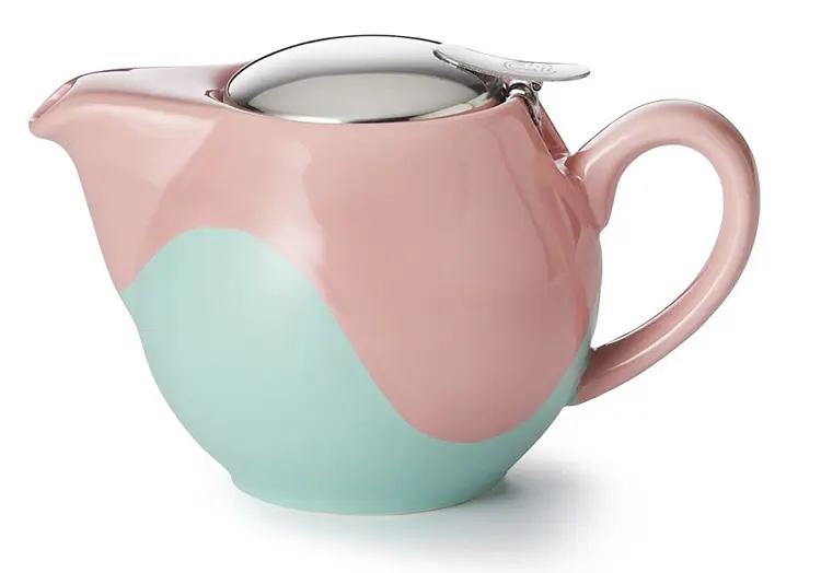 Tekanna 0,5 lit green/pink med insatssil