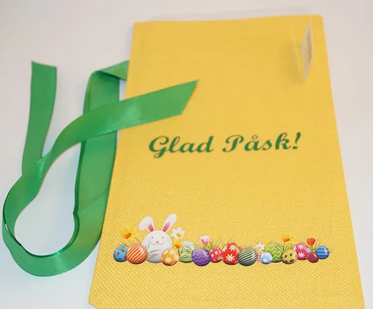 Easter bag yellow - Happy Easter