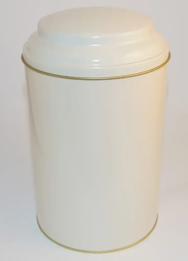 Beige round retail jar 1kg