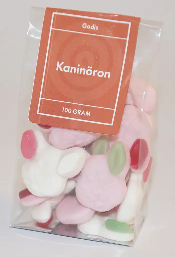 Kaninöron fp i ståpåse 100g
