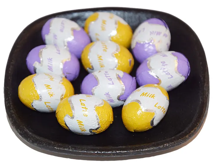Latte chocolate eggs 7g bulk 1kg