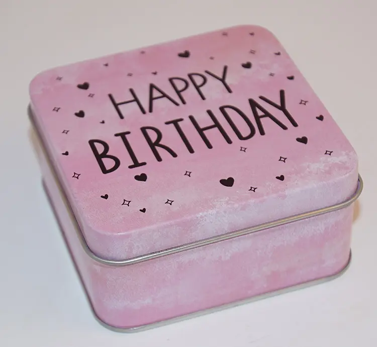 Happy Birthday jar 87x87x40mm