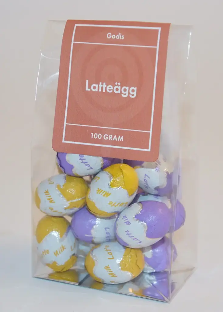 Latteägg 7g fp i ståpåse 100g