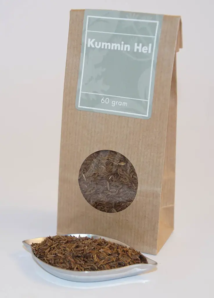 Caraway whole pack in brown bag with window 60g