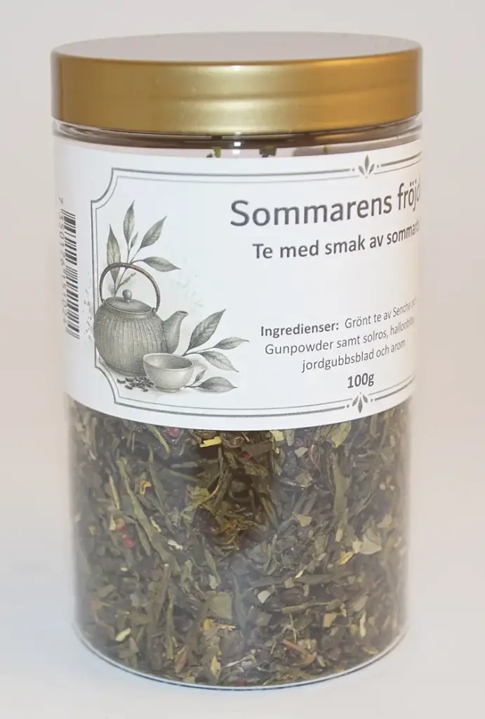 Summer delights green tea in PET jar 100g