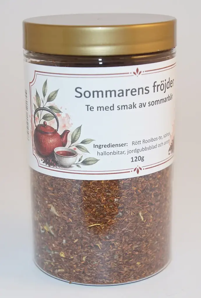 Summer's delights red tea in PET jar 120g
