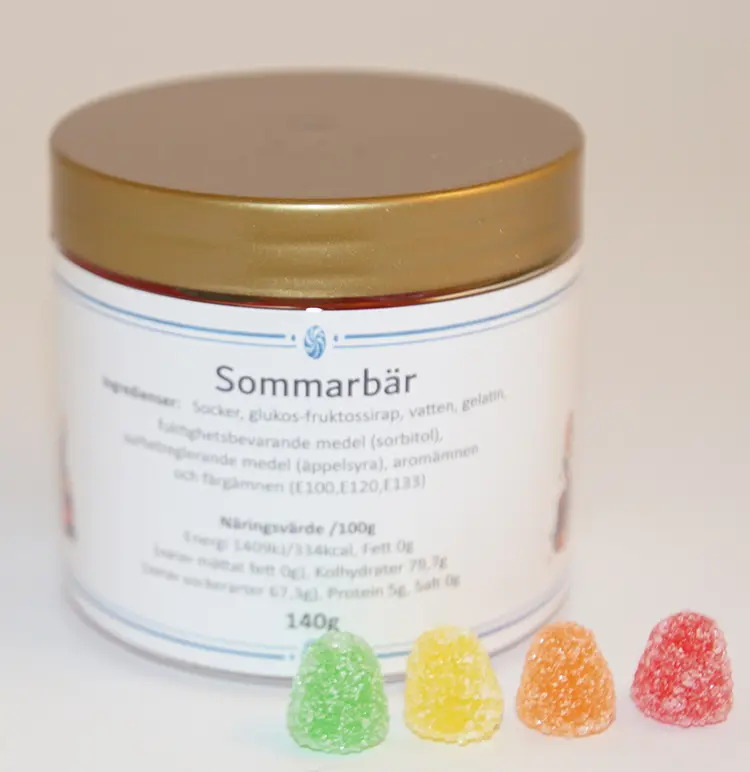 Sommarbär i PET-burk 140g
