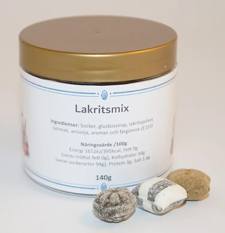 Licorice mix in PET jar 140g
