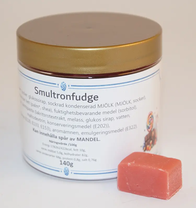 Smultronfudge i PET-burk 140g