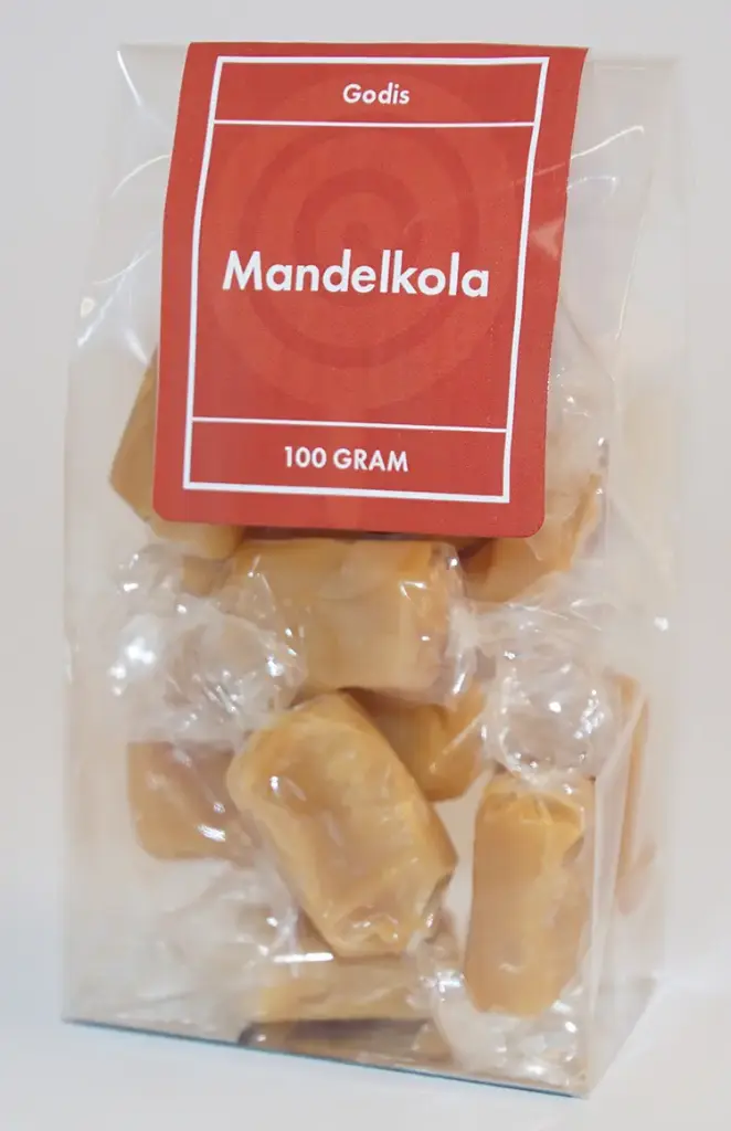 Almond kola kolafabriken in stand-up bag 100g