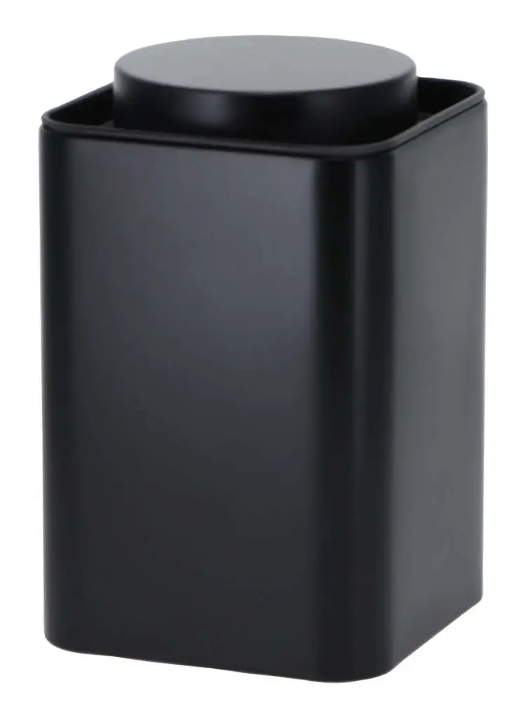 Black jar 100g stackable 73x73x105mm