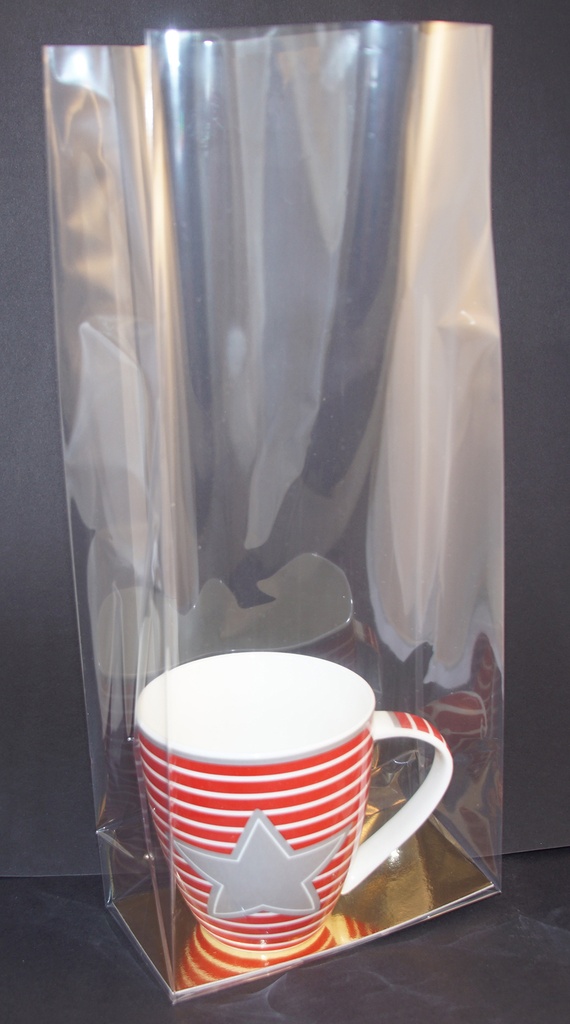 Bag Transparent rectangular small 75x160x355mm