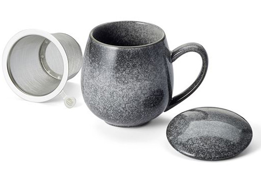 Mugg med insatssil Marmor 0,35lit