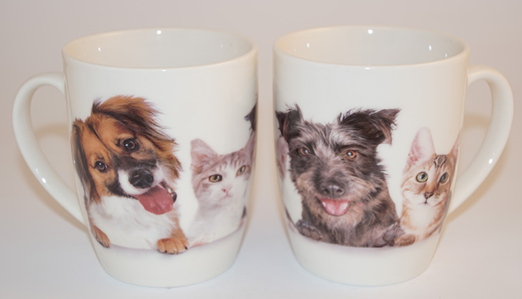 Mug dog and cat 360ml