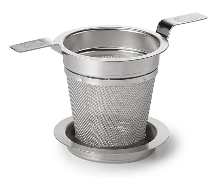 Tea strainer steel with 2 handles S