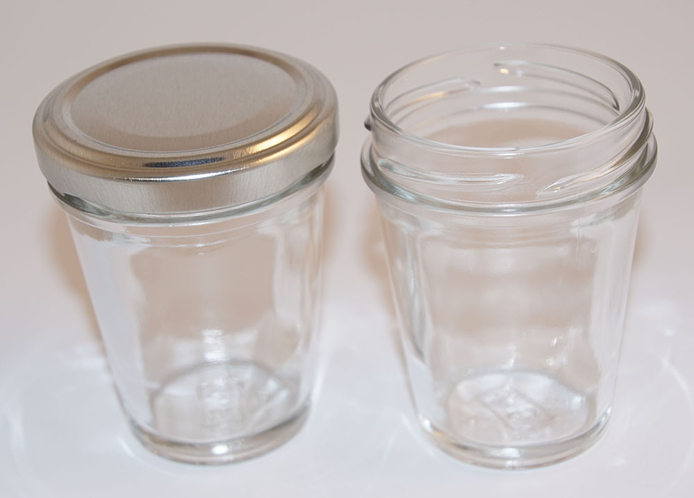Rund glasburk 100ml