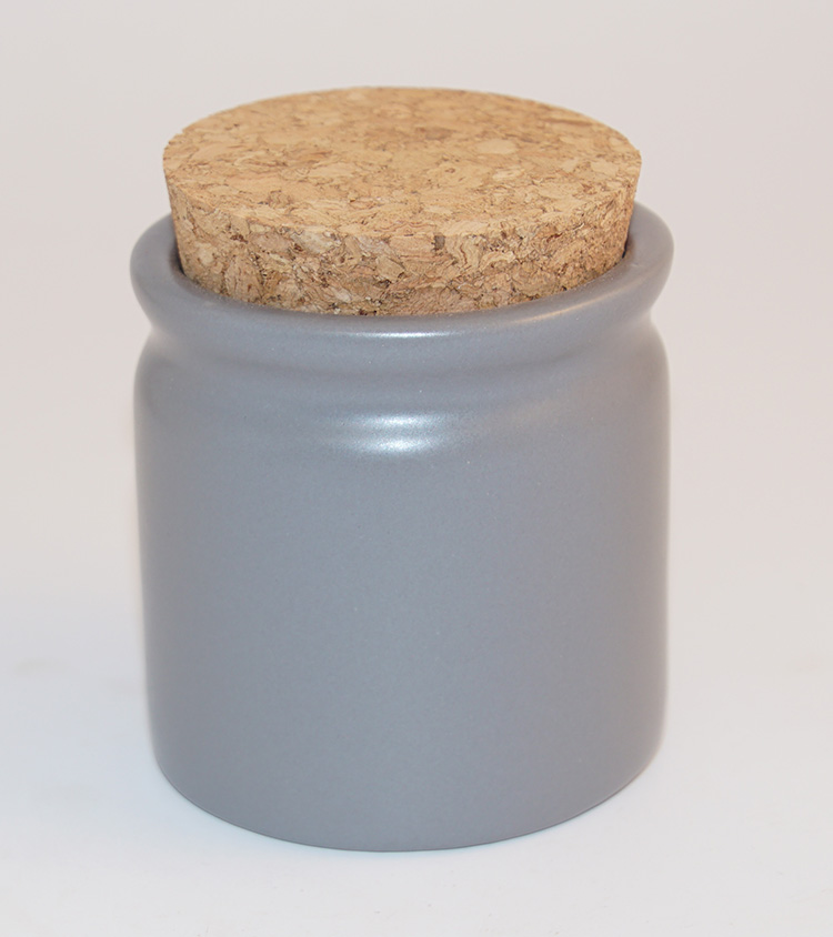 Keramikdosa med korklock 68x67mm