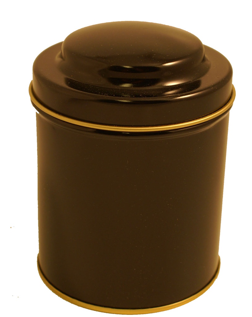 Svart rund 125g
