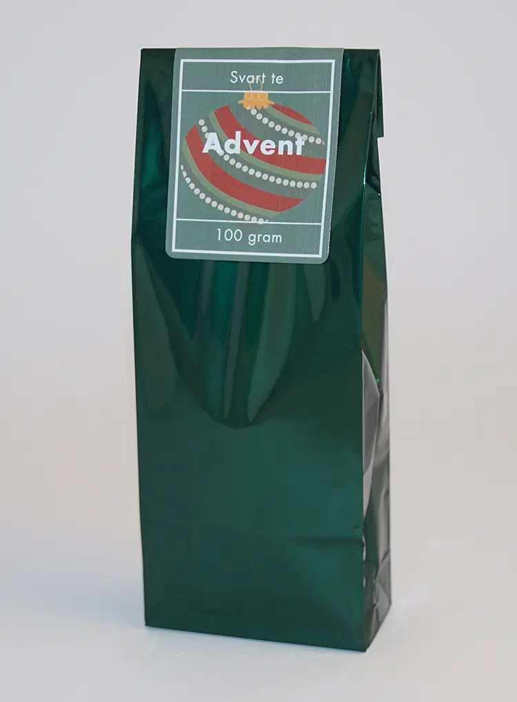 Advent svart te fp 100g