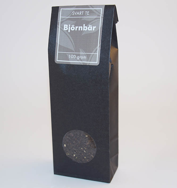 Blackberry black tea pack 100g