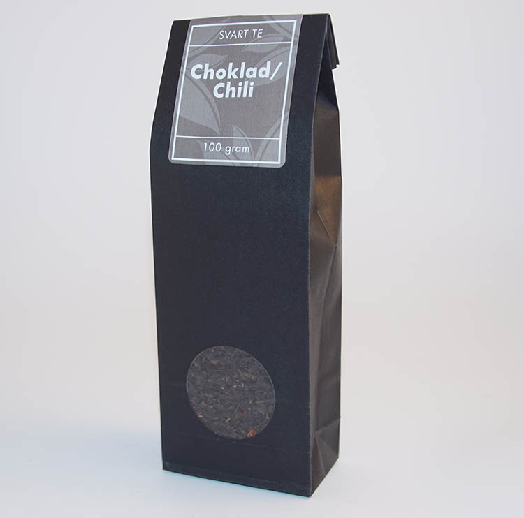 Choklad/chili svart te fp 100g