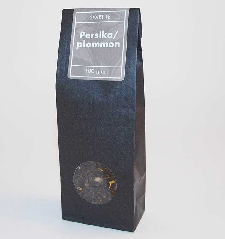 Peach/plum black tea pack 100g