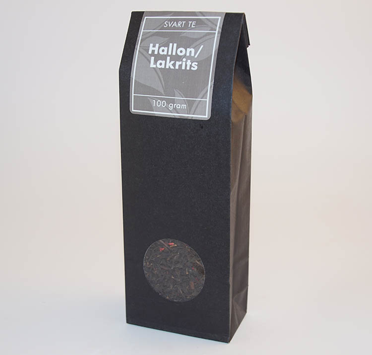 Raspberry/licorice black tea fp 100g
