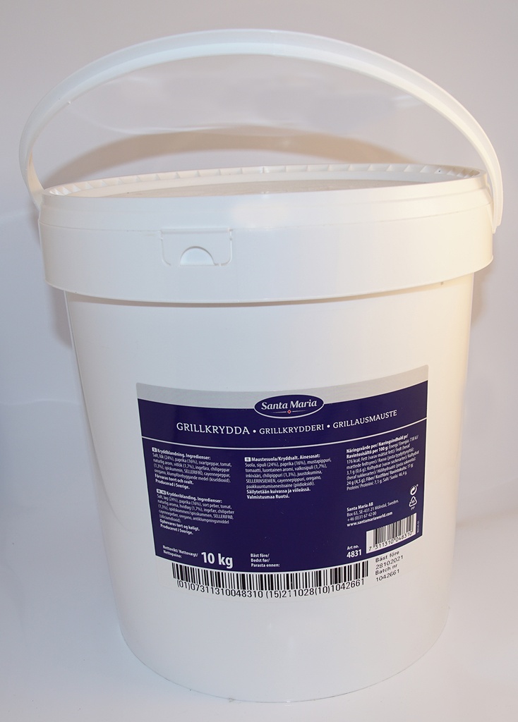 Grill seasoning bucket 10kg