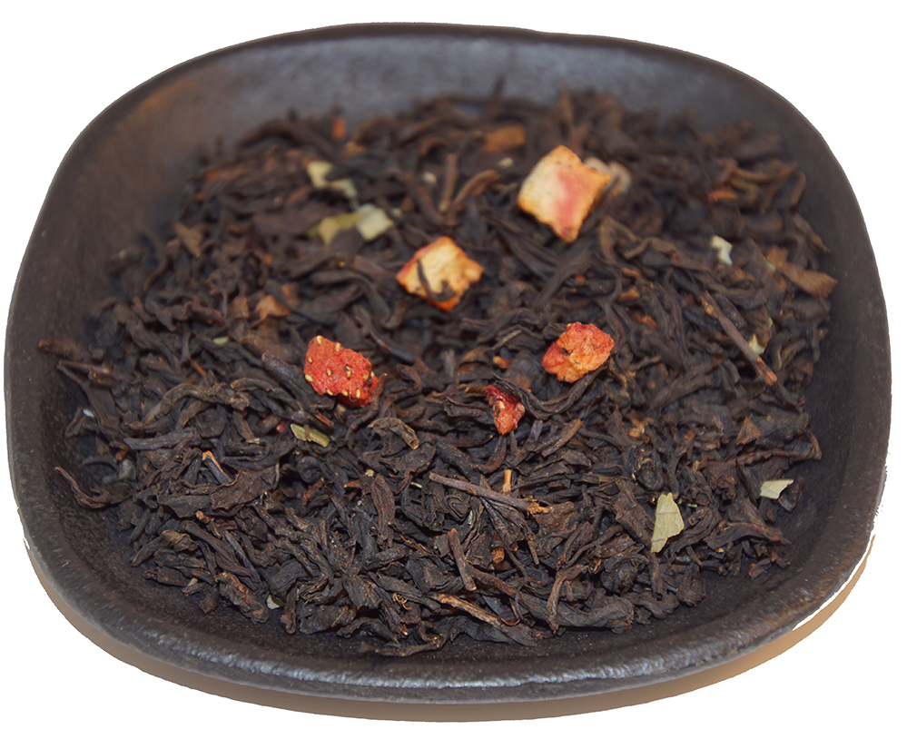 Strawberry black tea bulk 1kg