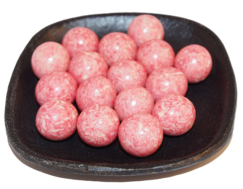 Raspberry/liquorice ball Chokly bulk 1kg