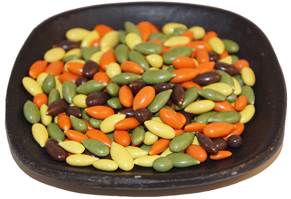 Chocolate sunflower seeds COLOURED bulk 1kg