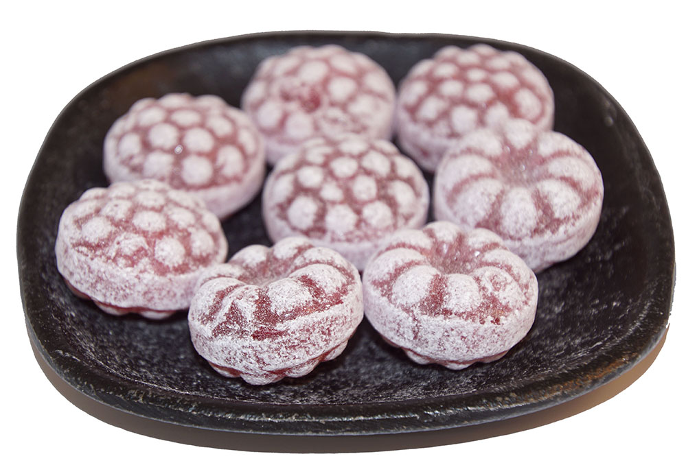 Hallon stora örtkarameller lösvikt 1kg