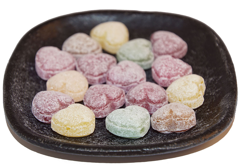 Hjärtan blandad frukt örtkarameller lösvikt 1kg