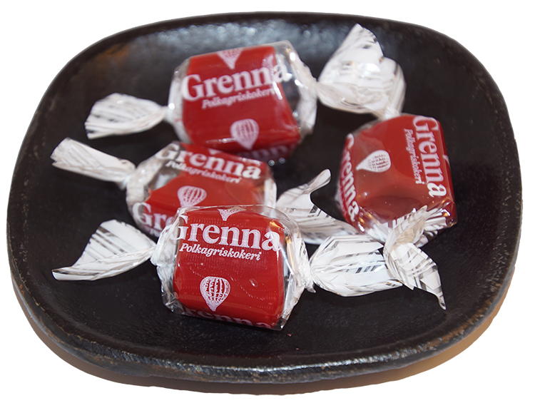 Hallonkola GRENNA lösvikt 1kg
