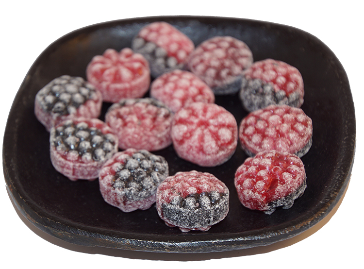 Salty raspberry pastilles GRENNA bulk 1kg