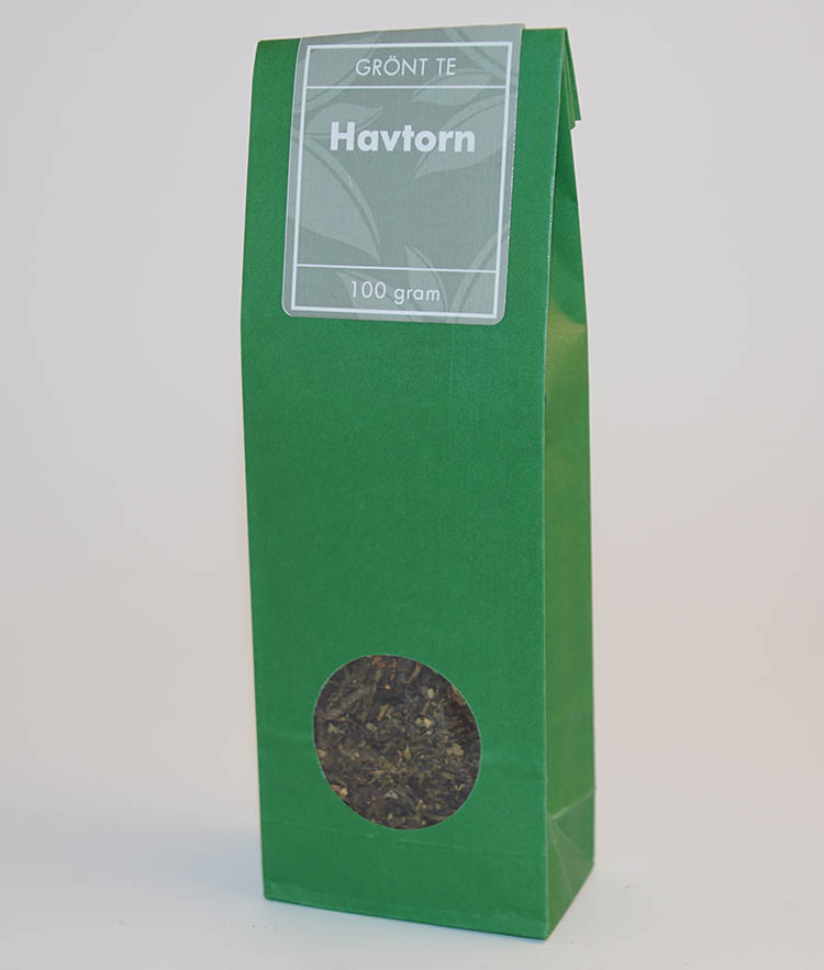 Sea buckthorn green tea pack 100g