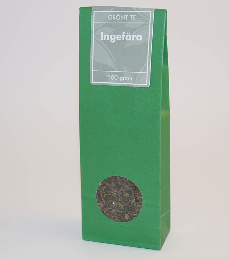 Ingefära grönt te fp 100g