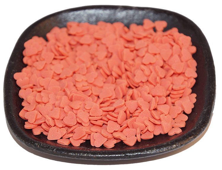 Red hearts sprinkles bulk 1kg