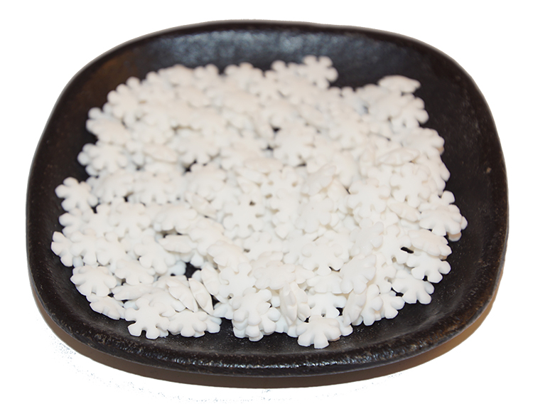 Vita snöflingor strössel lösvikt 1kg