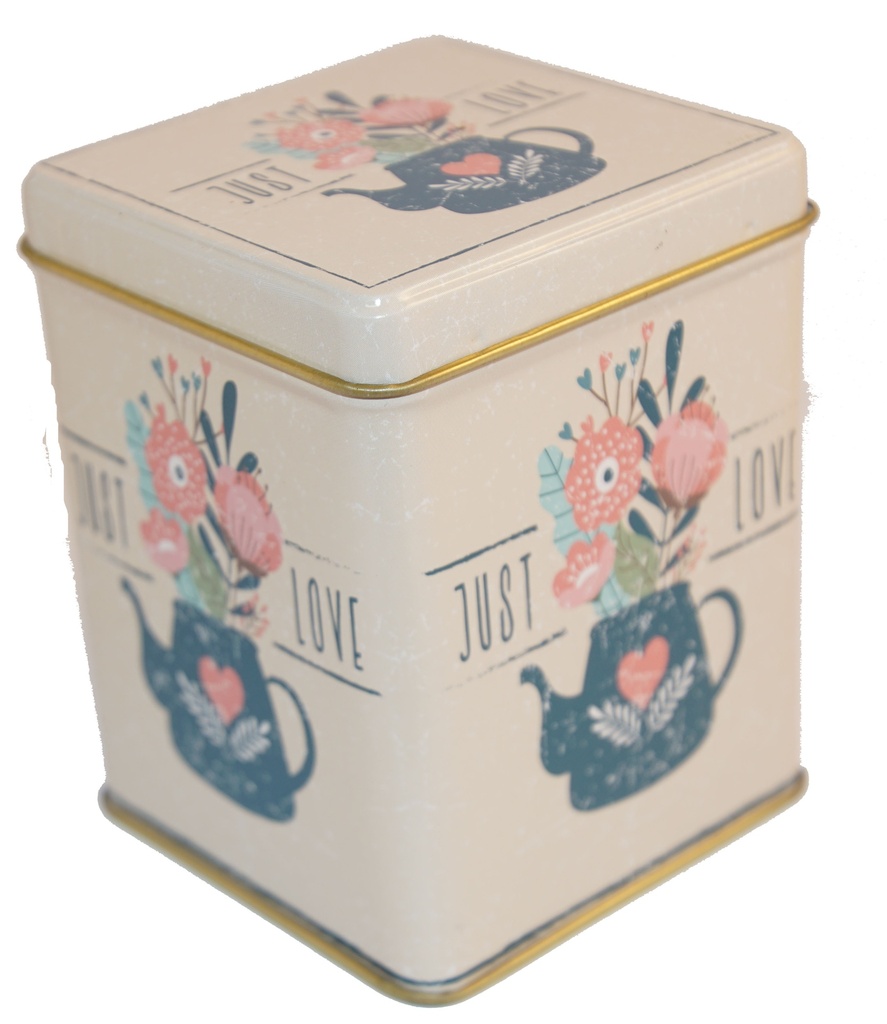 Just love tins 125g with hinges