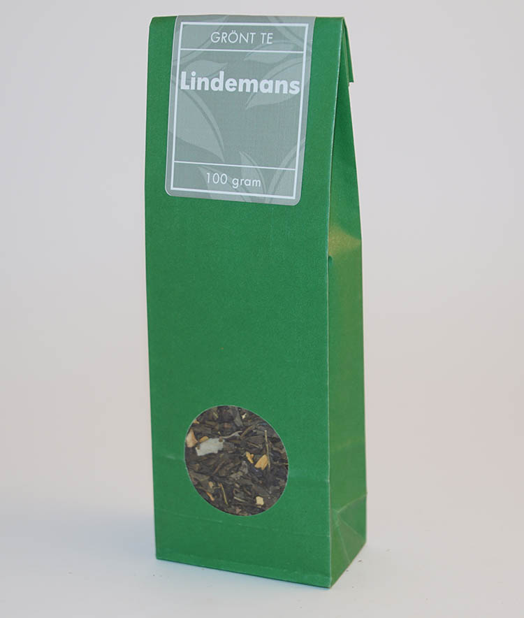 Lindemans green tea pack 100g